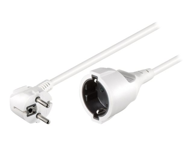 goobay Forlængerkabel til strøm 10m Hvid