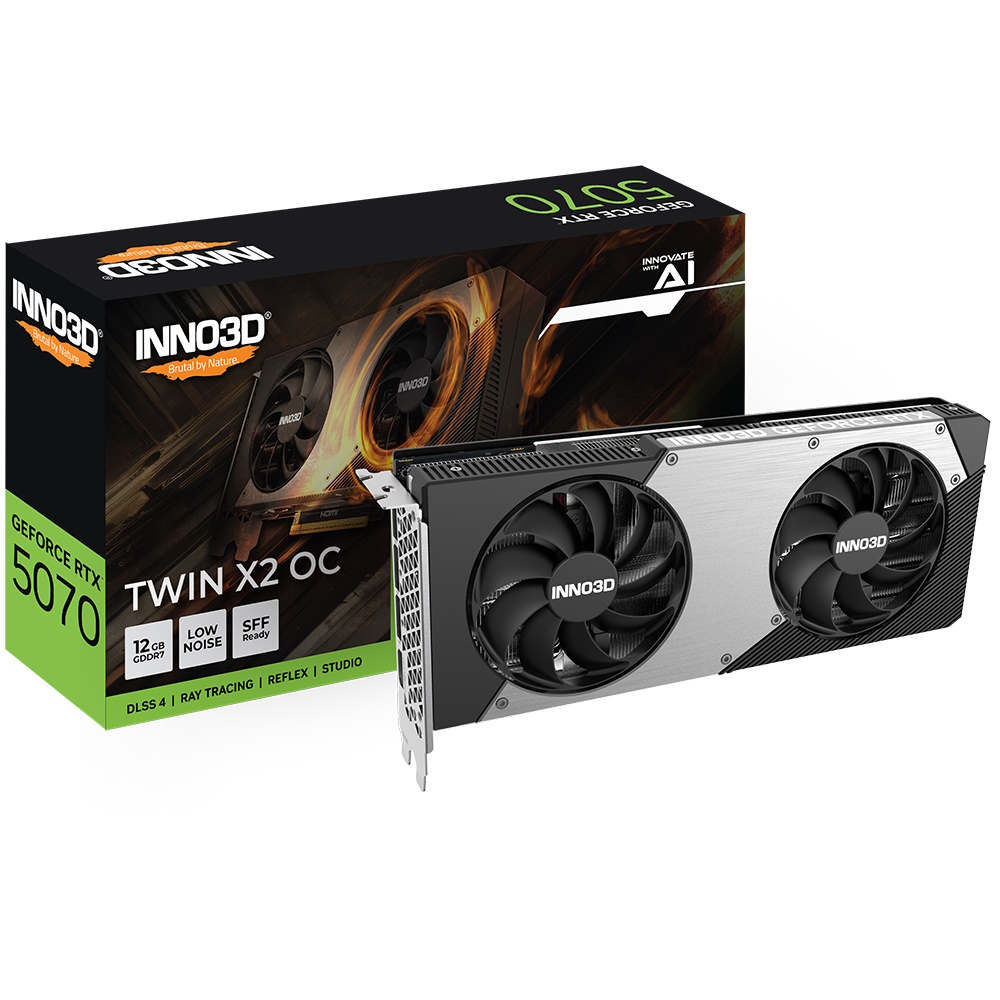 Inno3D GeForce RTX 5070 TWIN X2 OC 12GB