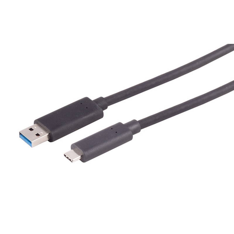 Optical USB-A adapter cable, USB-C, 3.2, 5G, 25m