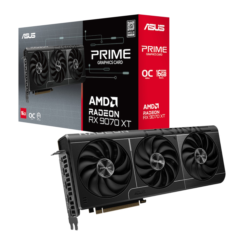 ASUS Prime Radeon RX 9070 XT 16GB 16GB OC Edition