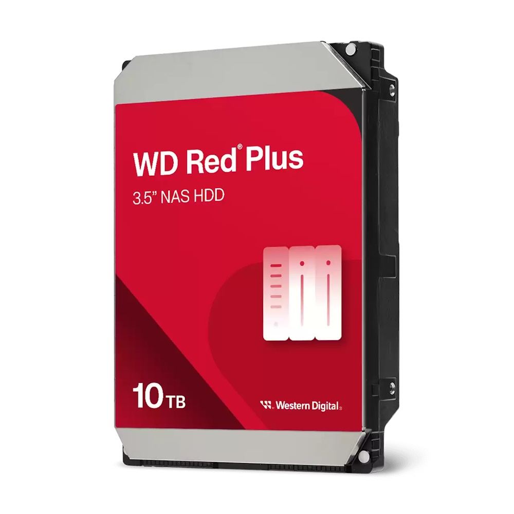 WD Red Plus Harddisk WD100EFGX 10TB 3.5' Serial ATA-600 7200rpm