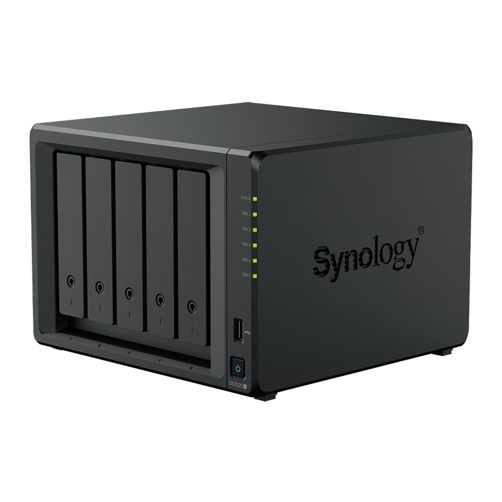 Synology Disk Station DS1525+ 2,5' / 3,5' delt 5Moduler