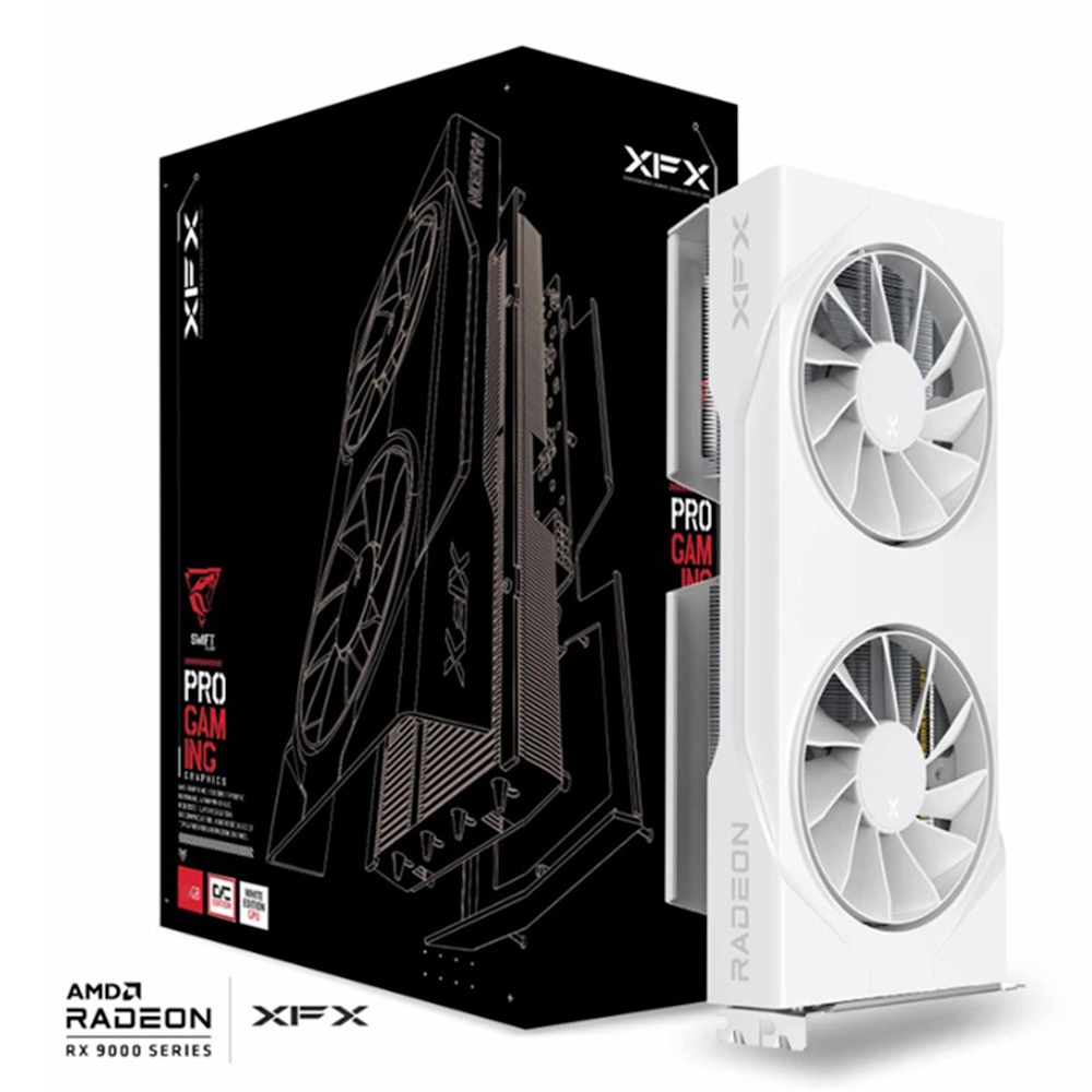 XFX RX 9060XT Swift Dual Fan OC White 8GB GDDR6 retail