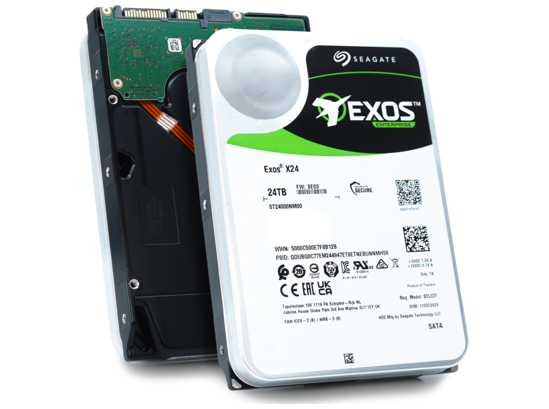 Seagate Exos X24 24TB SATA 7200RPM Recertified