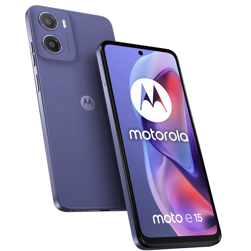 Motorola Moto E15 6.67' 64GB Frisk lavendel