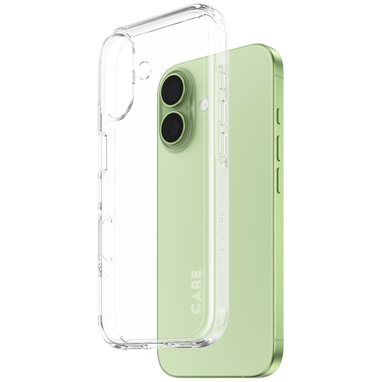 CARE by PanzerGlass® Flagship Case Transparent Urban Explorer w. Clear Frame iPhone 2025 6.3'