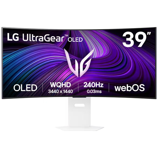 LG UltraGear 39GX90SA-W 39' 3440 x 1440 (UltraWide) HDMI DisplayPort USB-C 240Hz Dockingskærm