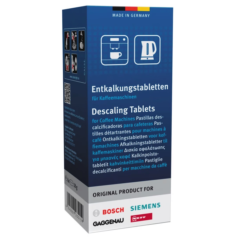 New--Afkalkningstabletter til kaffemaskiner 6x18g