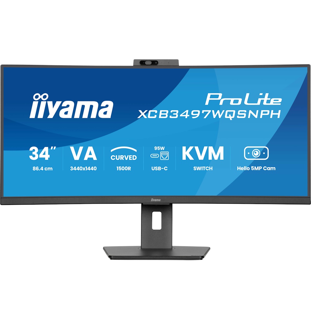 iiyama ProLite XCB3497WQSNPH-B1 34' VA 3440 x 1440 (UltraWide) HDMI DisplayPort USB-C 120Hz