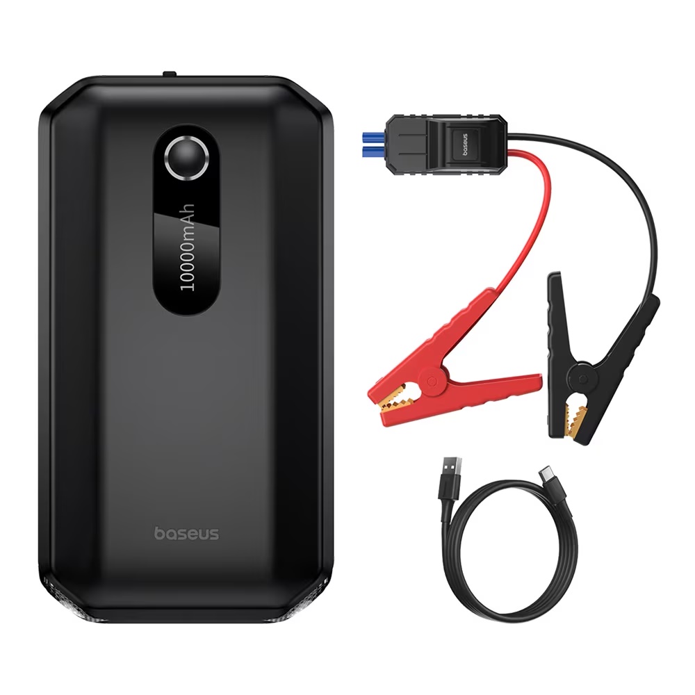Baseus Powerbank / Rozrusznik Baseus Super Energy Car Jump Starter, 10000mAh, 1000A, USB (czarny)