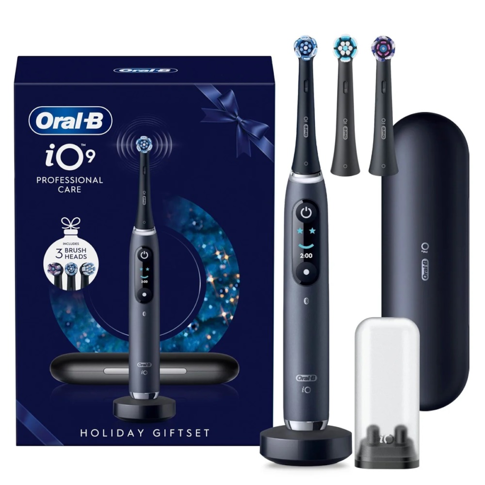 Alowwed----Oral-B iO 9 Black sähköhammasharja, Holiday Giftset