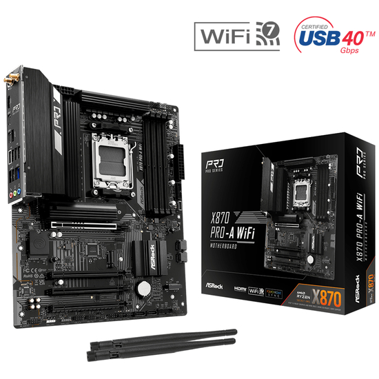 ASRock X870 PRO-A WIFI ATX Socket AM5 AMD X870