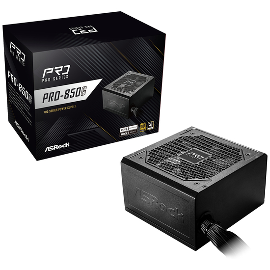 ASRock Pro Series PRO-850G 850W ATX 80+ Gold black