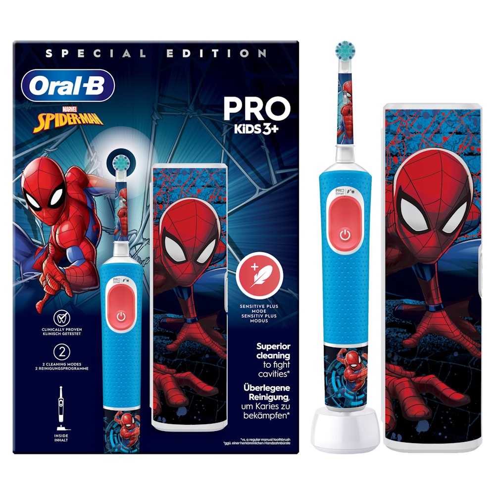 Oral-B Toothbrush 773390 / Pro Kids Spider-Man Blue