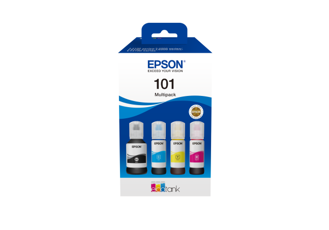 Epson C13T03V64A Sort, Cyan, Magenta, Gul 7500 sider Blæk