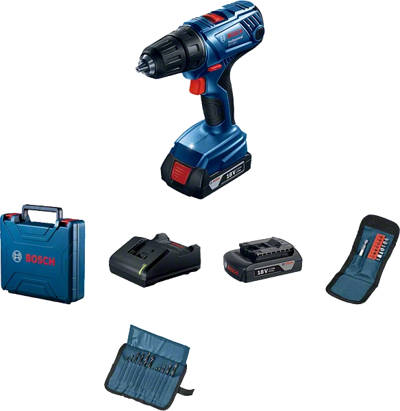 Bosch GSR 180-LI 18V 2 batterier inkluderet