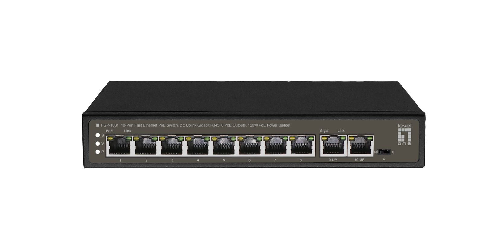 LevelOne FGP-1031 Switch 10-porte Gigabit Ethernet