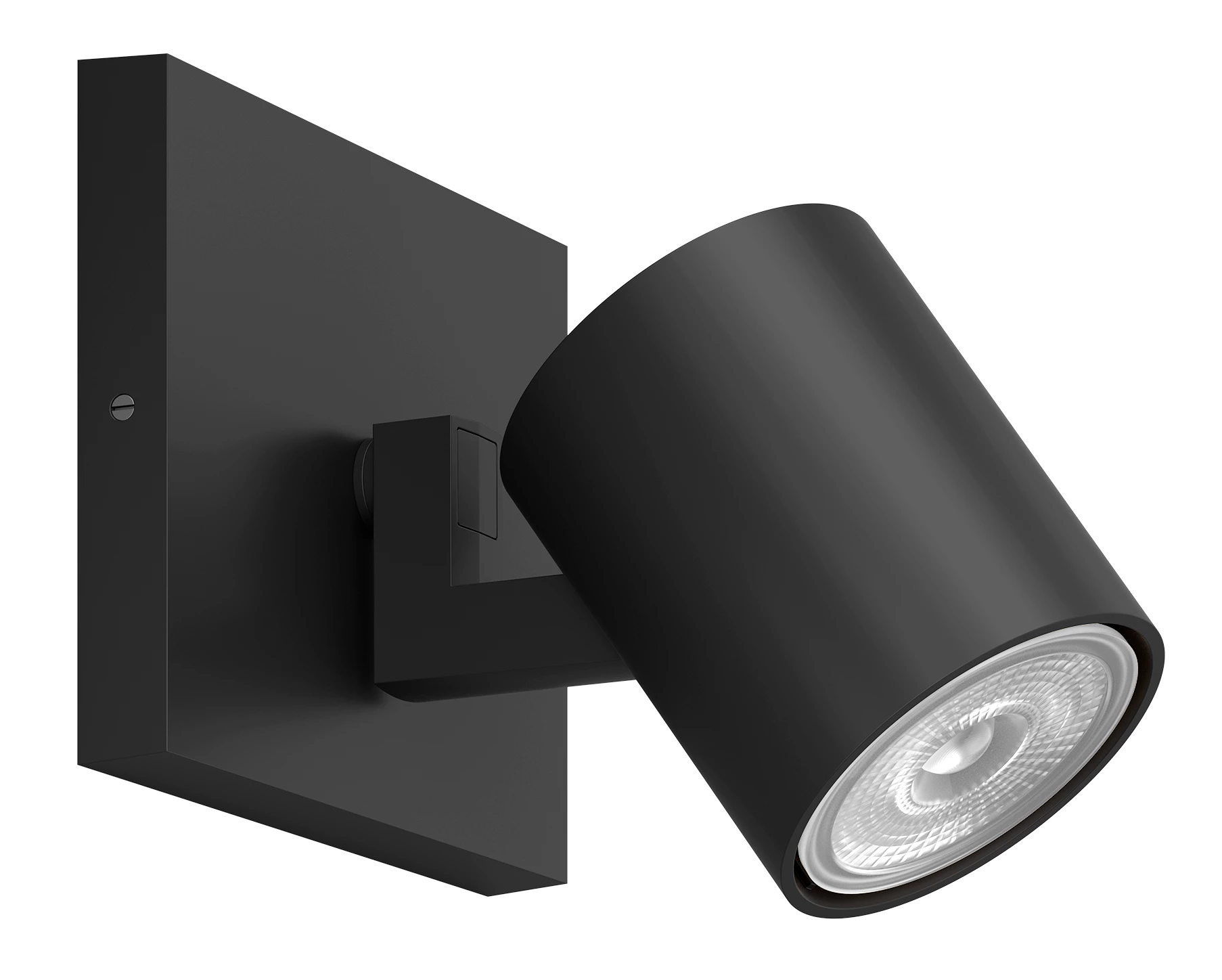 Alowwed----Philips Runner -kohdevalaisin, musta, GU10