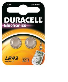 Duracell LR43 2 stk