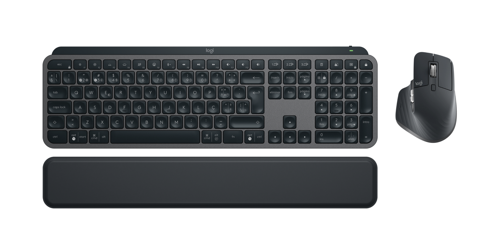 Logitech 920-011611 Tastatur Saksnøglekontakt Saksnøglekontakt LED LED Trådløs Trådløs Portugisisk Portugisisk