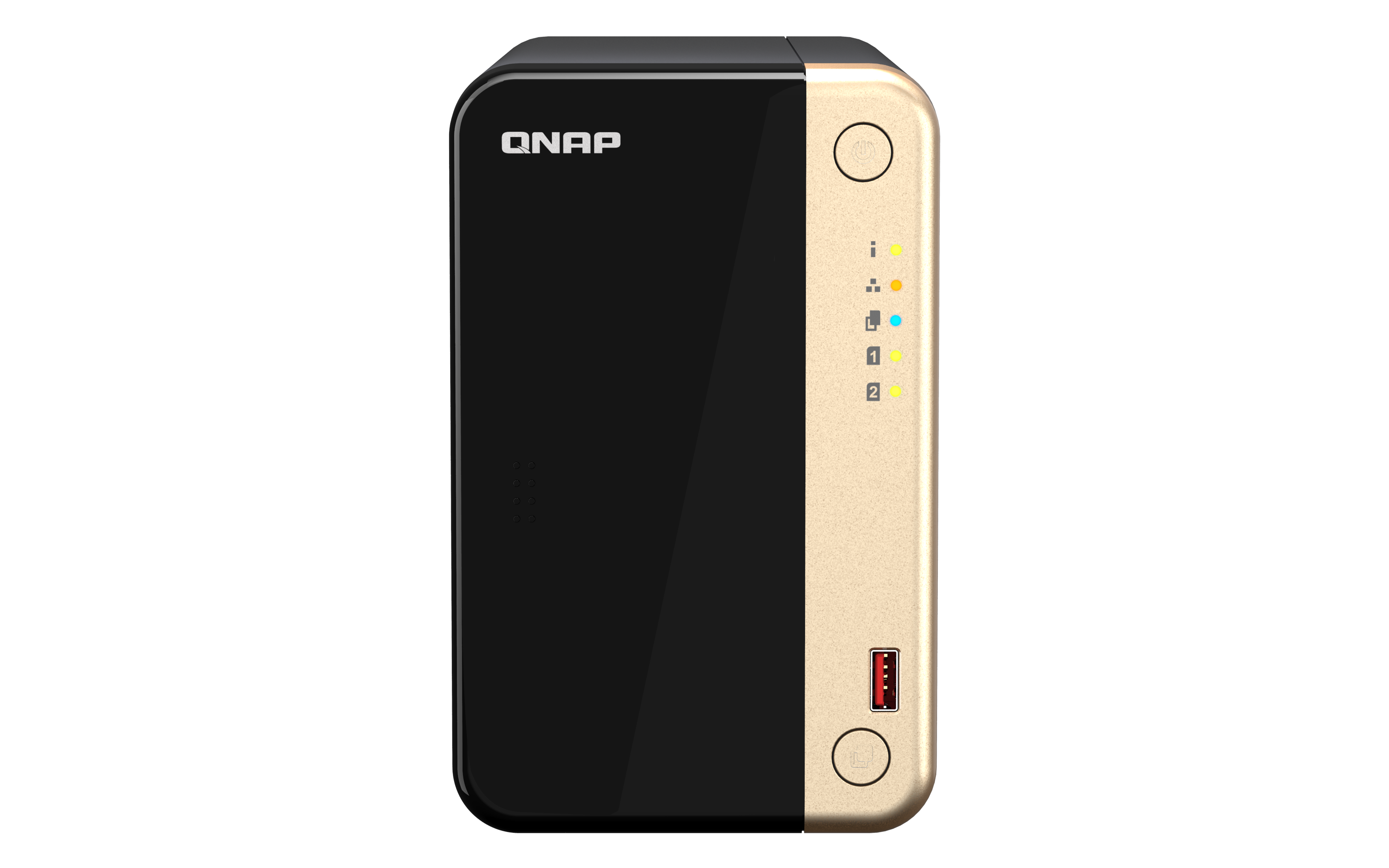 QNAP Systems TS-264-8G 12TB WD Red Plus NAS-Bundle NAS inkl. 2x 6TB WD Red Plus 3.5 Zoll SATA Festplatte