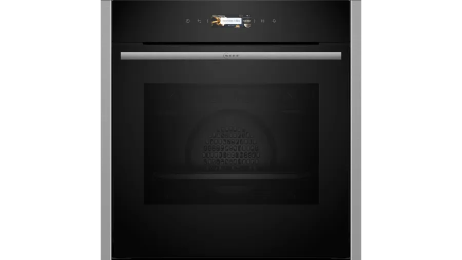 Neff N 70 B24CR71N0 Ovn til indbygning Sort, Rustfrit stål 71l