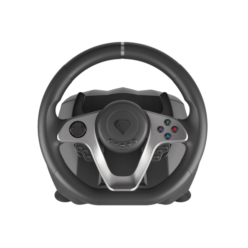 GENESIS Seaborg 400 Rat + Pedaler Nintendo Switch, PC, PlayStation 4, Playstation 3, Xbox 360, Xbox One, Xbox One S, Xbox One X Sort