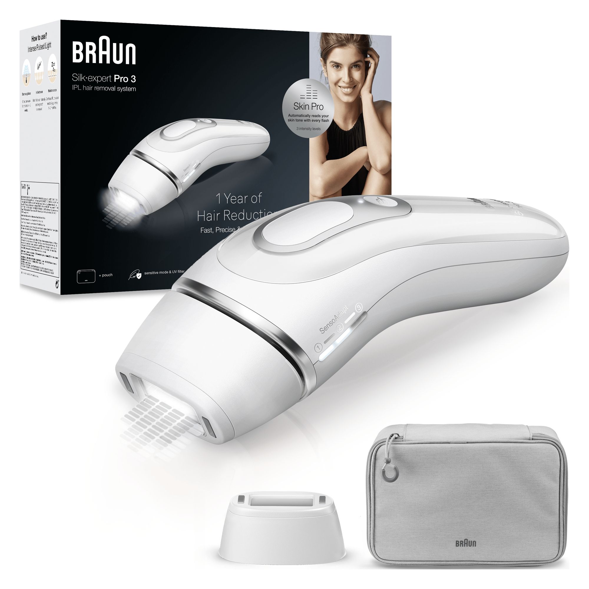Braun Silk-expert Pro Silk expert Pro 3 PL3020 Sølv