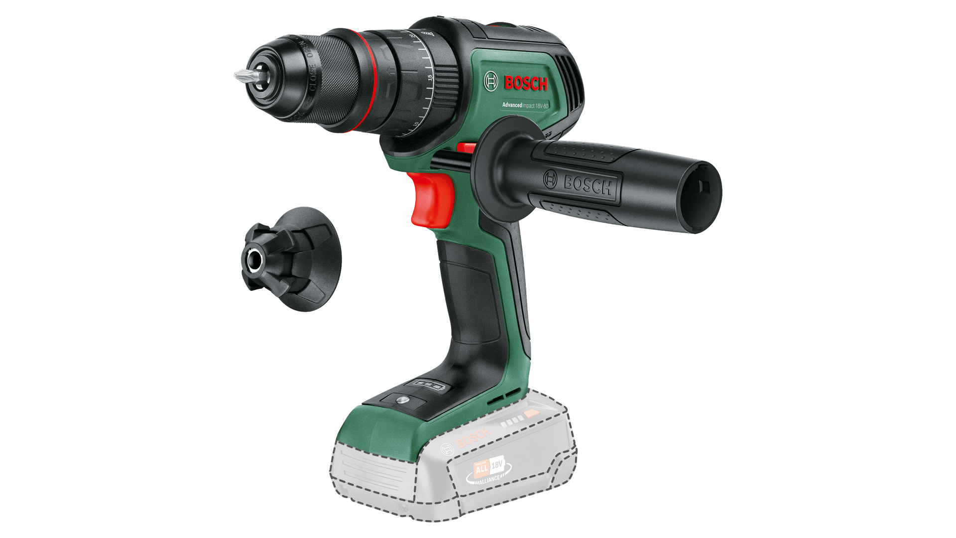 Bosch AdvancedImpact 18V-80 QuickSnap 18V