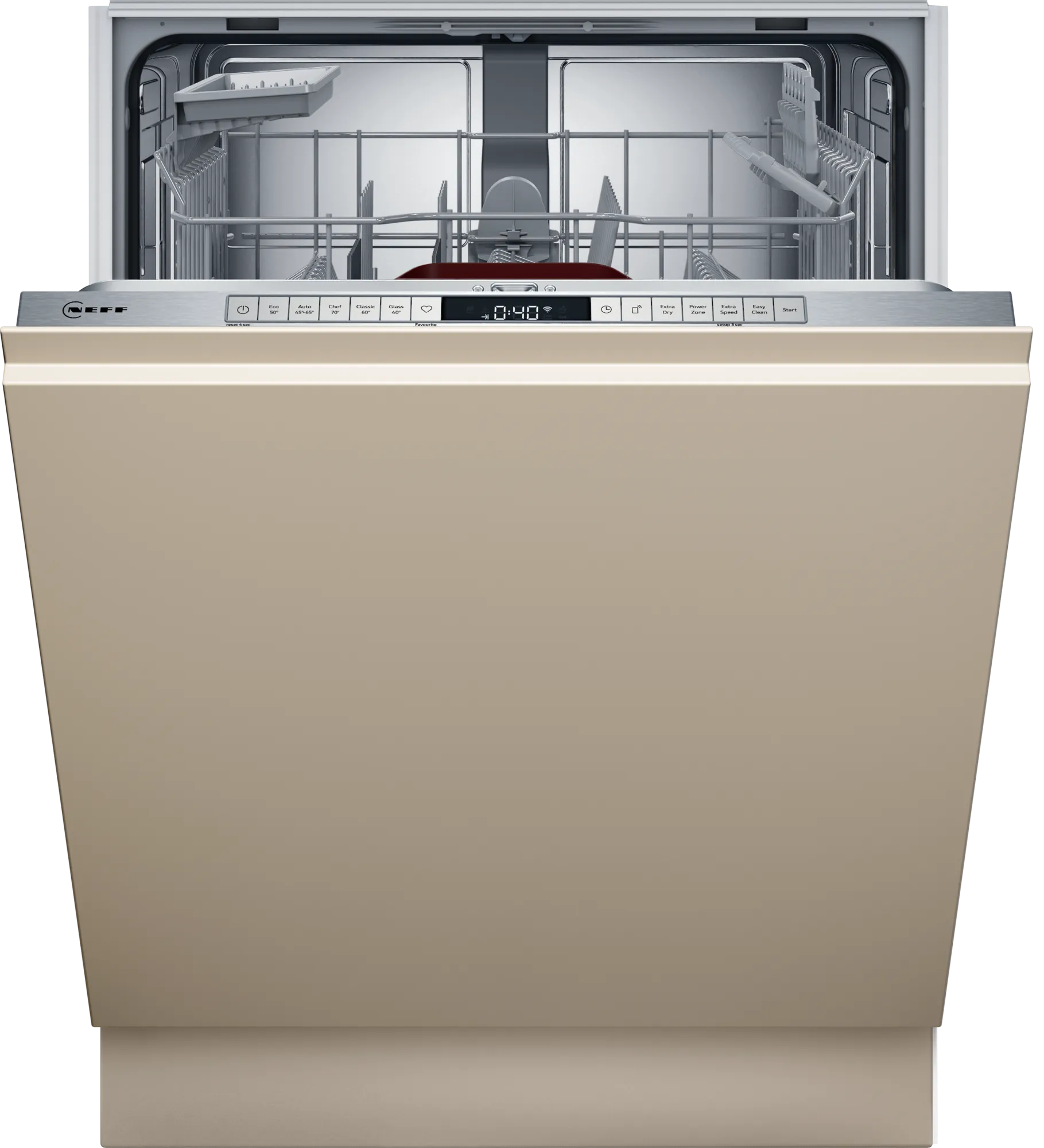 Neff S155HTX00E Opvaskemaskine Klasse D Til indbygning 46dB