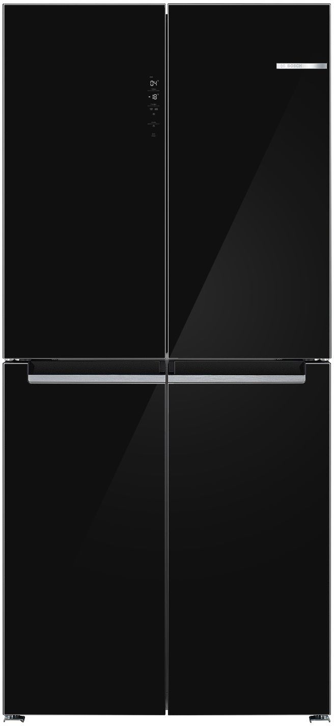 Bosch Serie 4 KMC85LBEA side-by-side refrigerator Freestanding 547 L E Black