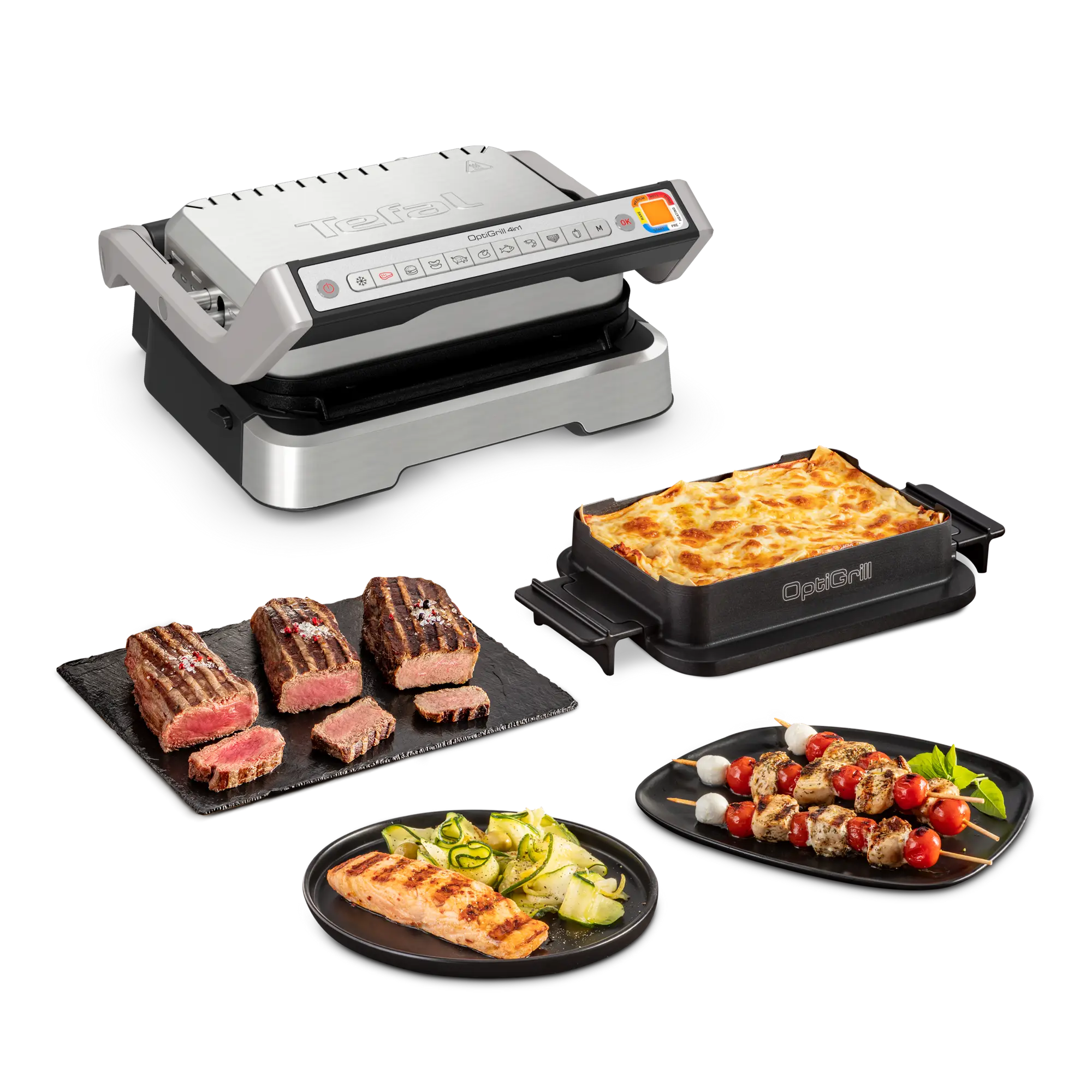 Tefal OptiGrill 4in1 GC774D30 Grill Sort