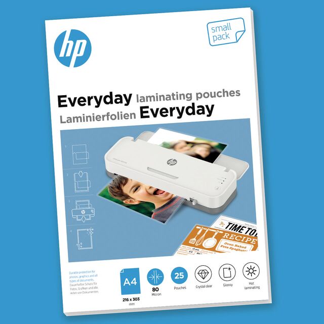 HP Laminierfolien Everyday A4 80 Micron 25x