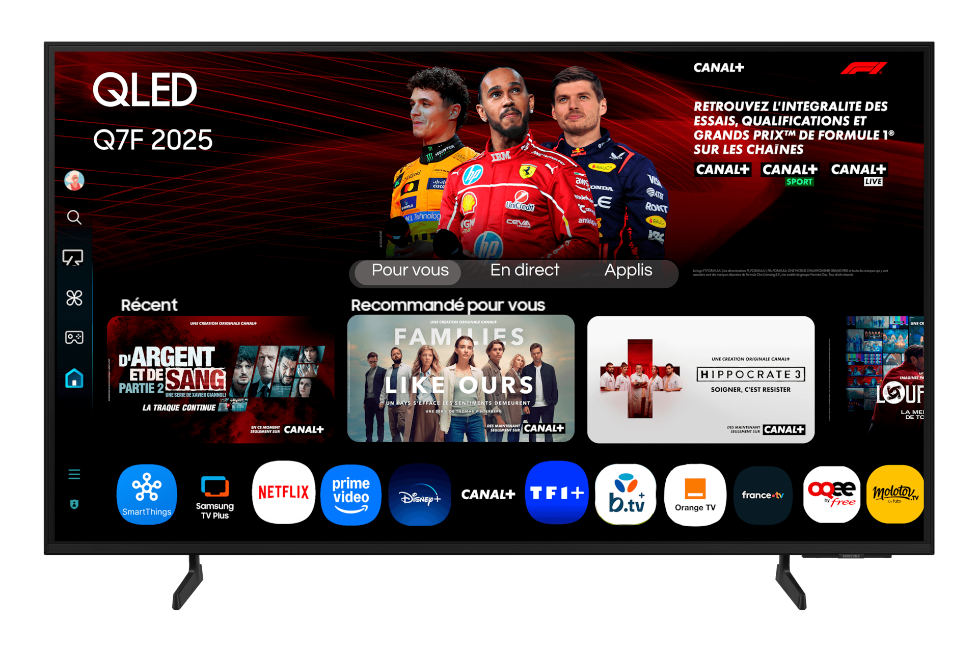 Samsung TQ65Q7FAAU 65' 4K UHD (2160p) Sort