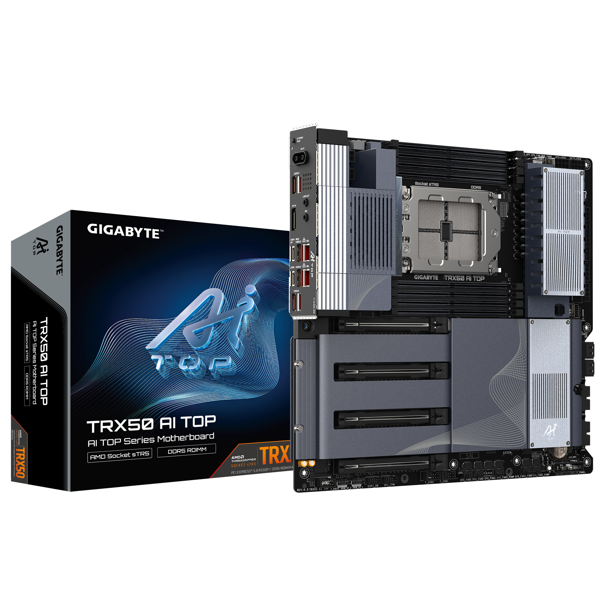 GIGABYTE TRX50 AI TOP-2B Udvidet ATX sTR5 AMD TRX50