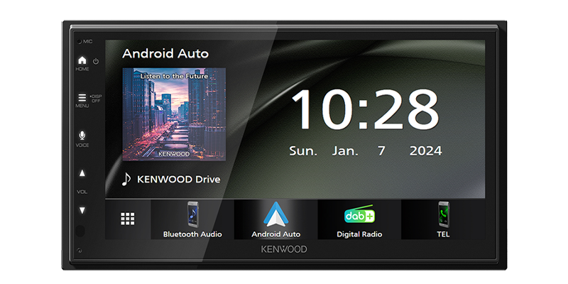 Kenwood DMX6523DABS 2DIN Wireless CarPlay Android Auto