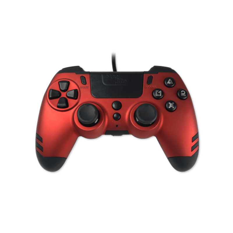Lexip METALTECH Controller Controller PC, PlayStation 4 PC, PlayStation 4 Rød Rød