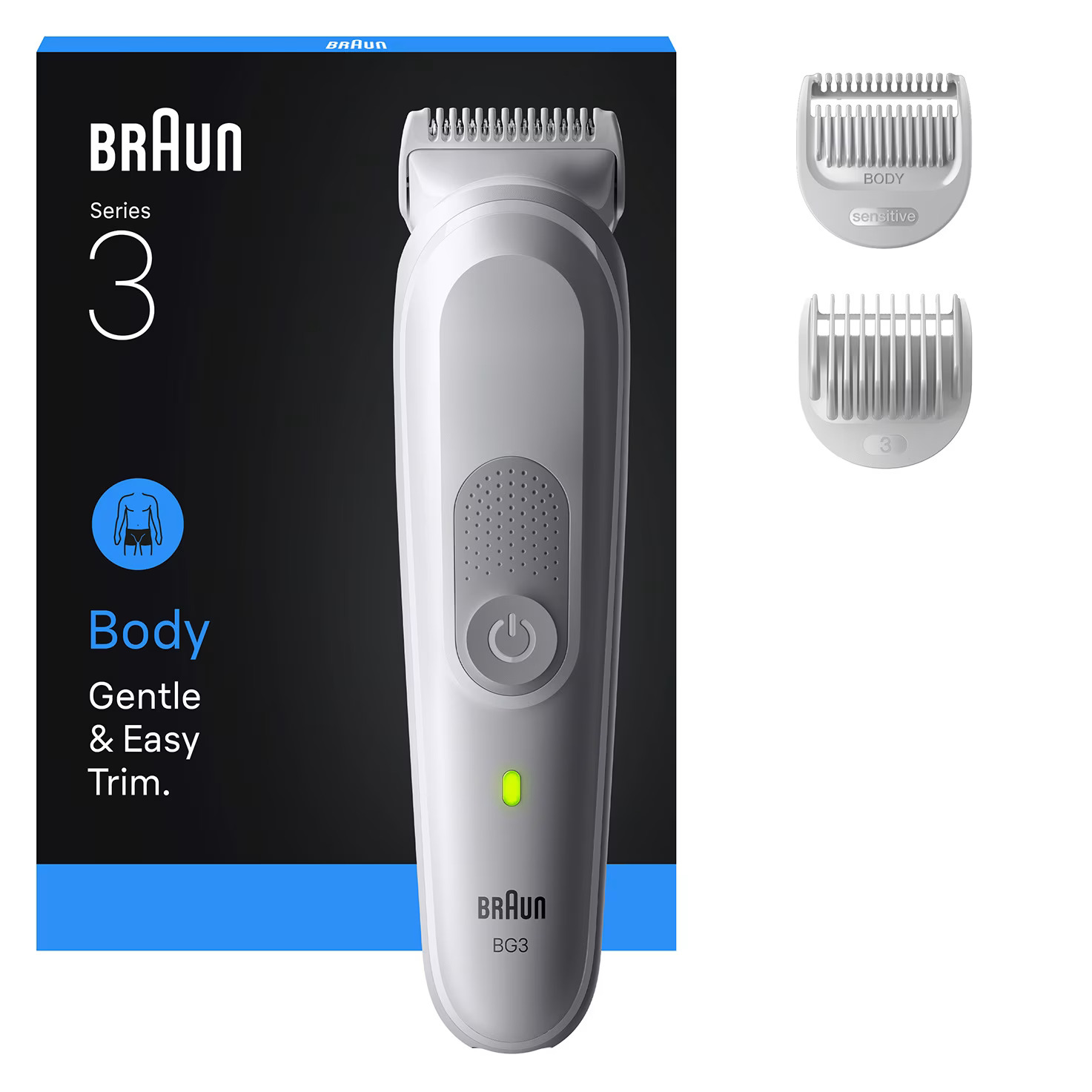 Braun Series 3 BG3530 body groomer/shaver Grey