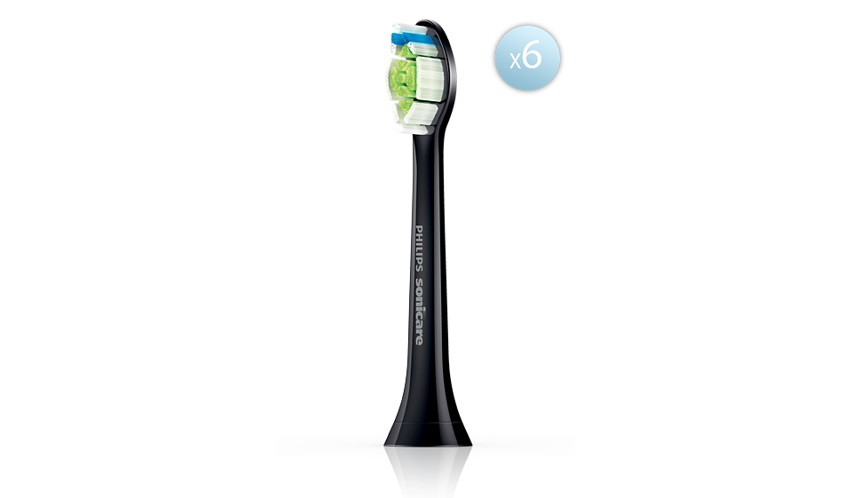Philips HX6066/88 Tandbørstehoveder Sort