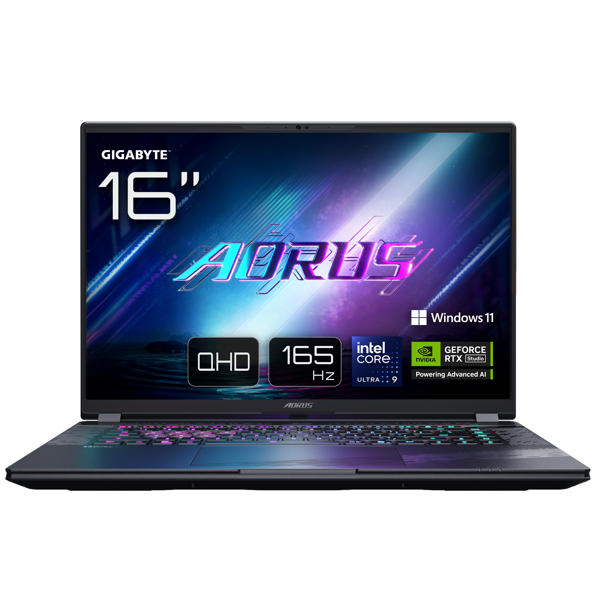 GIGABYTE AORUS ELITE 16 BWH 16' QHD 165Hz U9 275HX 32GB/2TB RTX 5070 Win11 Pro