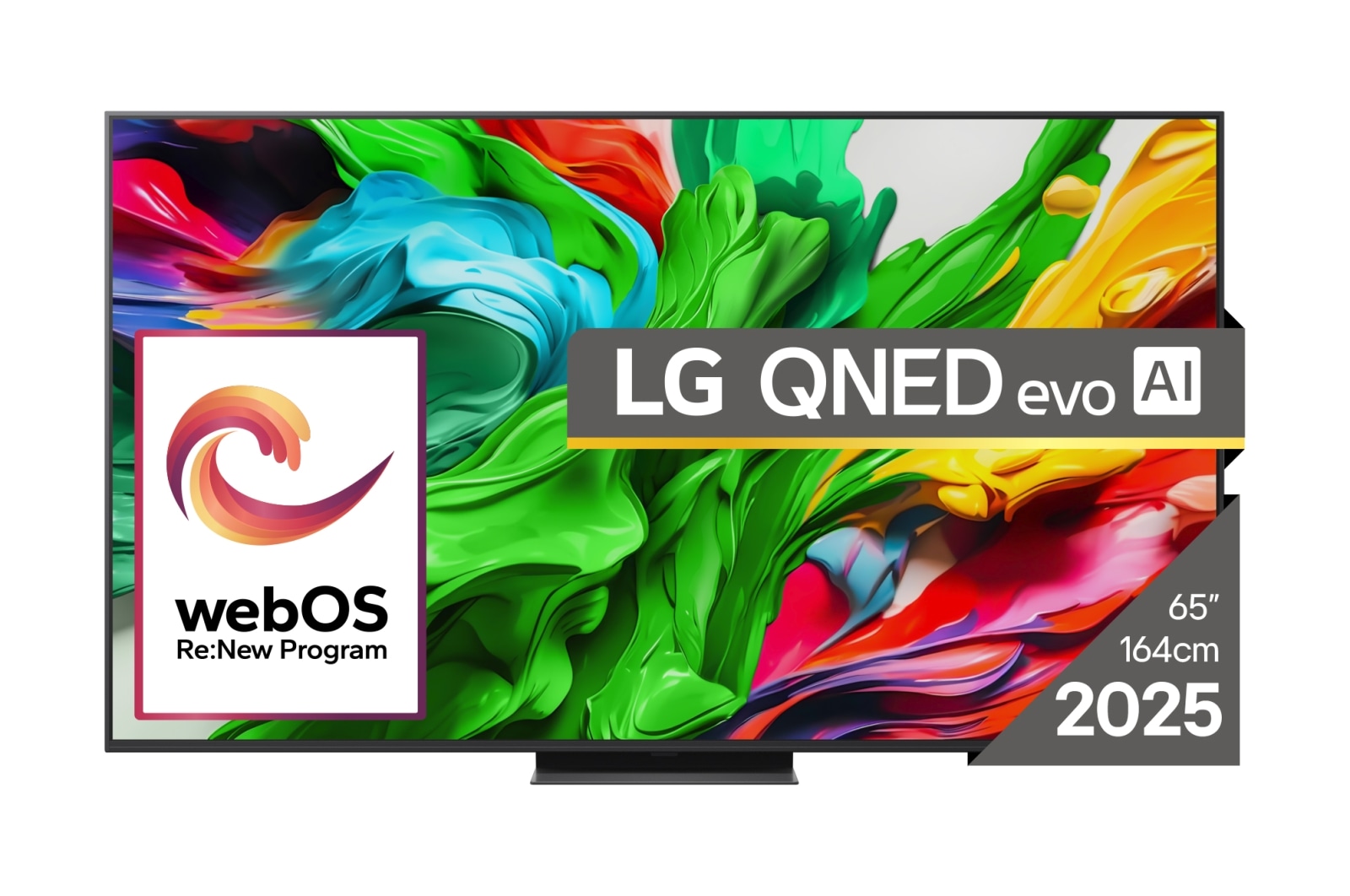 LG QNED AI 65QNED86A3A TV 65' 4K Ultra HD Sort