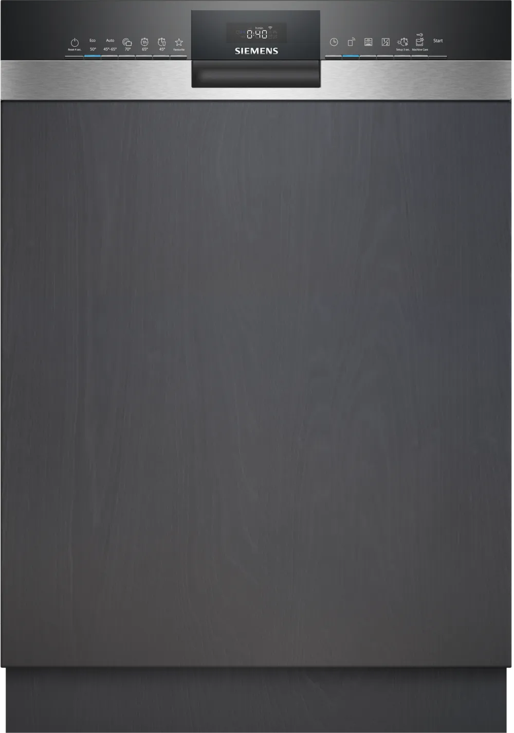 Siemens SN53HS03TE Opvaskemaskine Klasse C Delvist indbygget 46dB Børstet stål