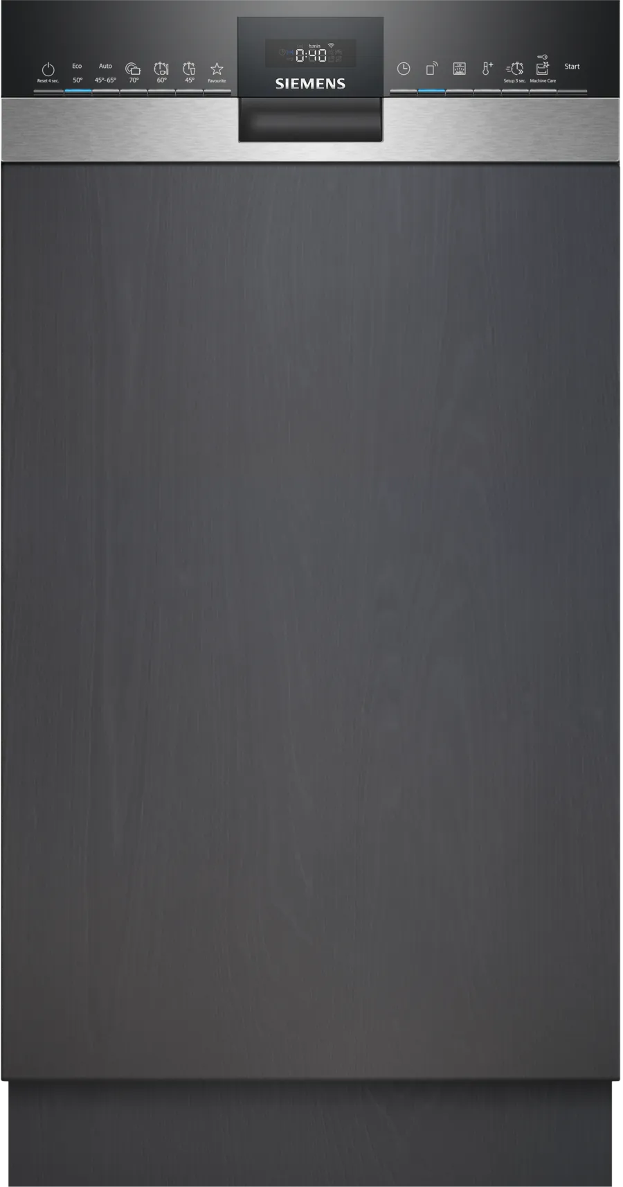 Siemens iQ300 SR53ES25KE Opvaskemaskine Klasse B Delvist indbygget 44dB Rustfrit stål