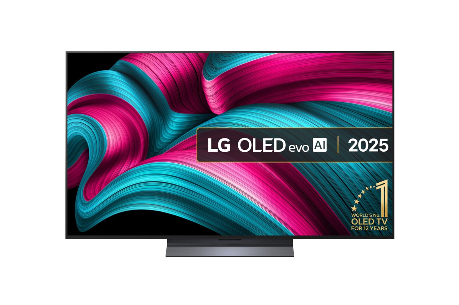 LG OLED evo AI OLED55C54LA 55' 4K Ultra HD Sort