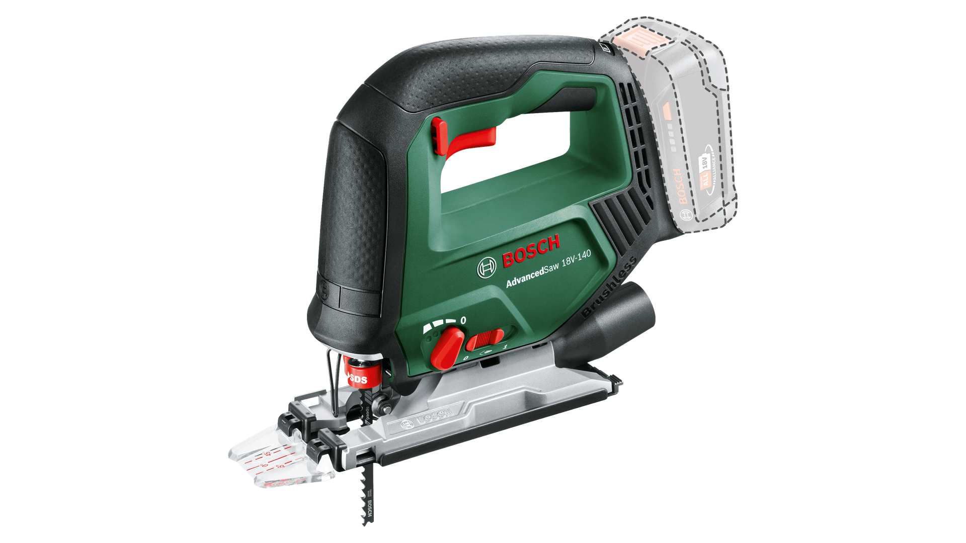 Bosch AdvancedSaw 18V-140 Stiksav 18V