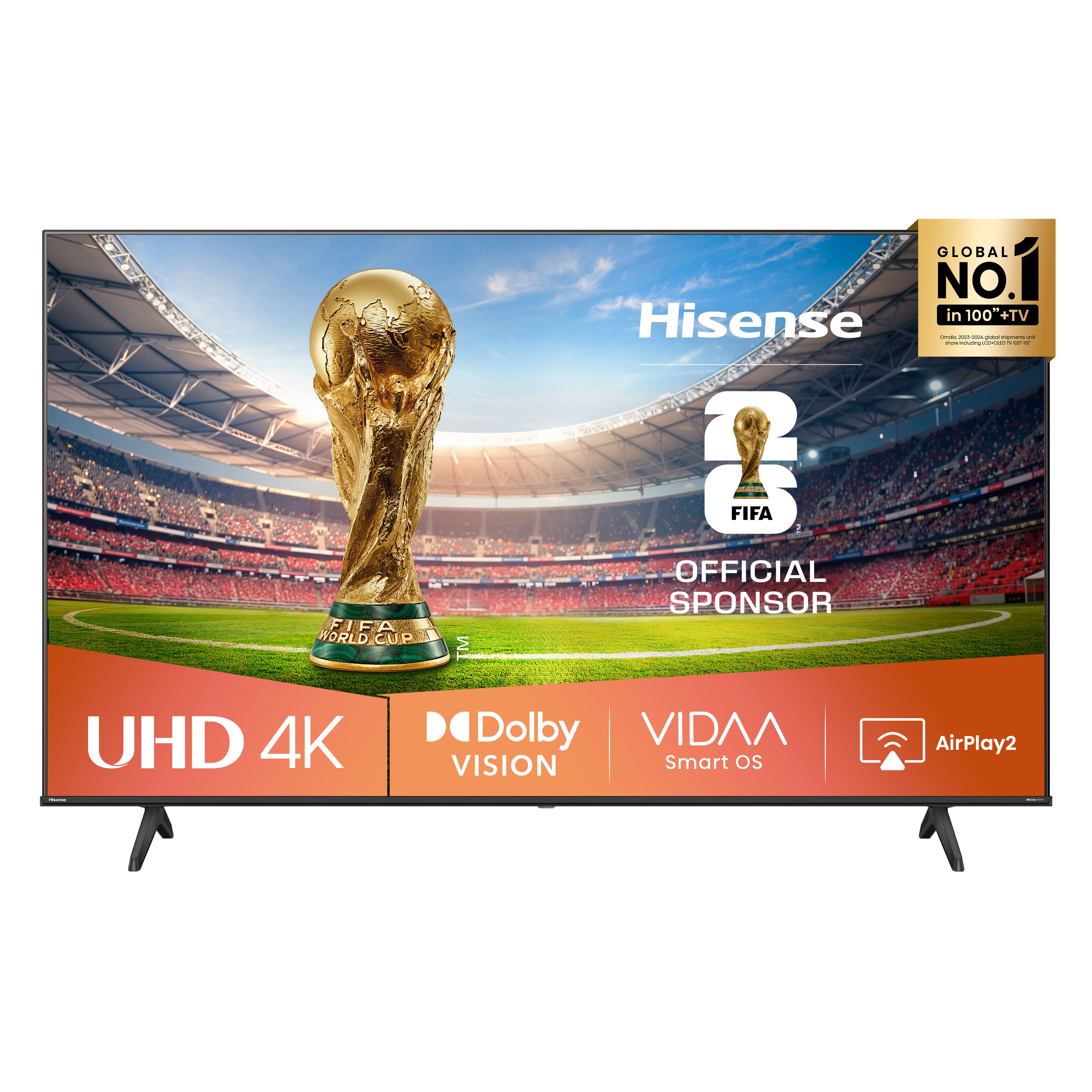 Hisense 58A6Q TV 58' 4K Ultra HD Sort