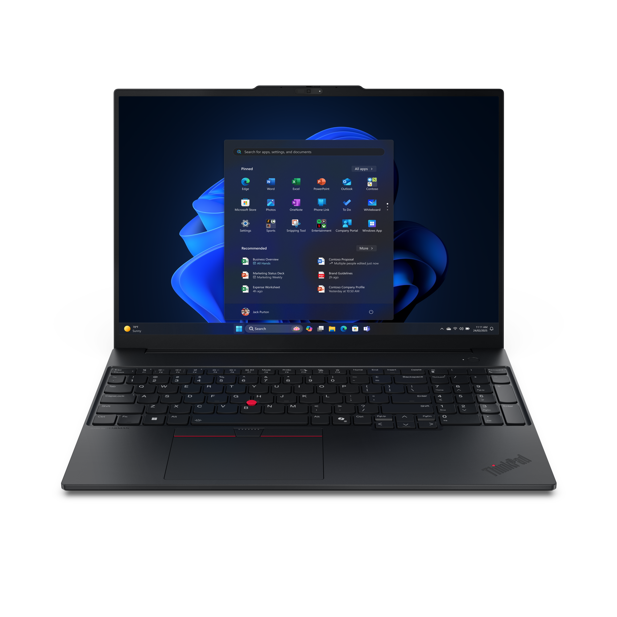 Lenovo ThinkPad E16 Gen 3 (Intel) Copilot+ PC 16' 2560 x 1600 228V 32GB 1TB Intel Arc Graphics 130V Windows 11 Pro