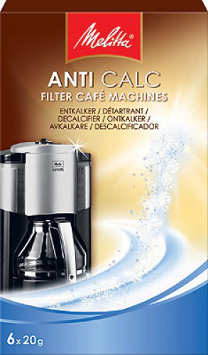 Anti-Calc Poeder Koffiezet 6x20g