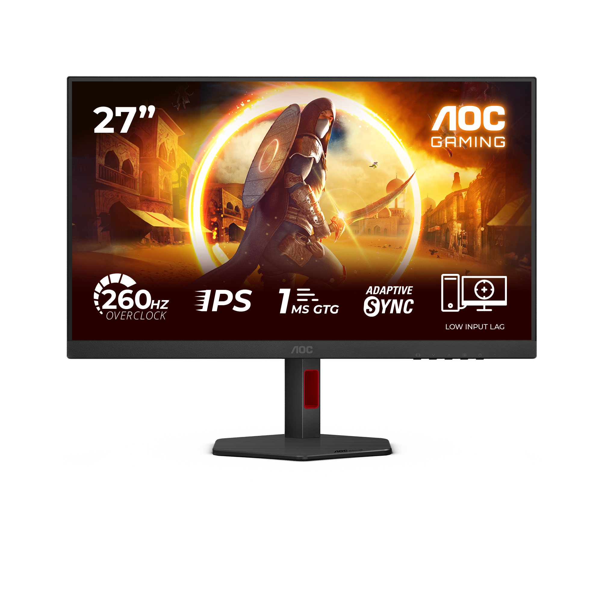 AOC G4 27G4ZR 27' Fast IPS 1920 x 1080 (Full HD) HDMI DisplayPort 260 Hz