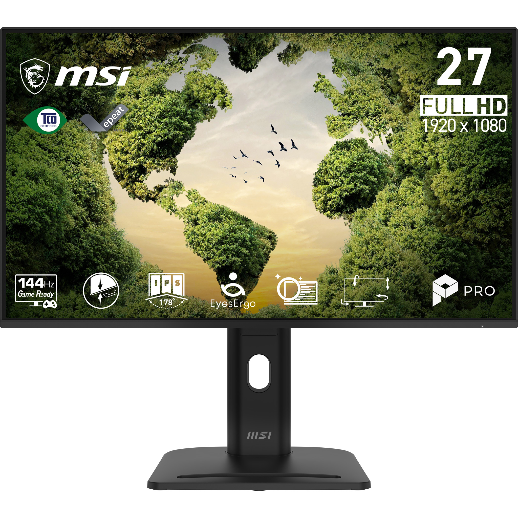 MSI Pro MP275PGN E14 27' 27' IPS 1920 x 1080 (Full HD) 1920 x 1080 (Full HD) HDMI DisplayPort 144 Hz